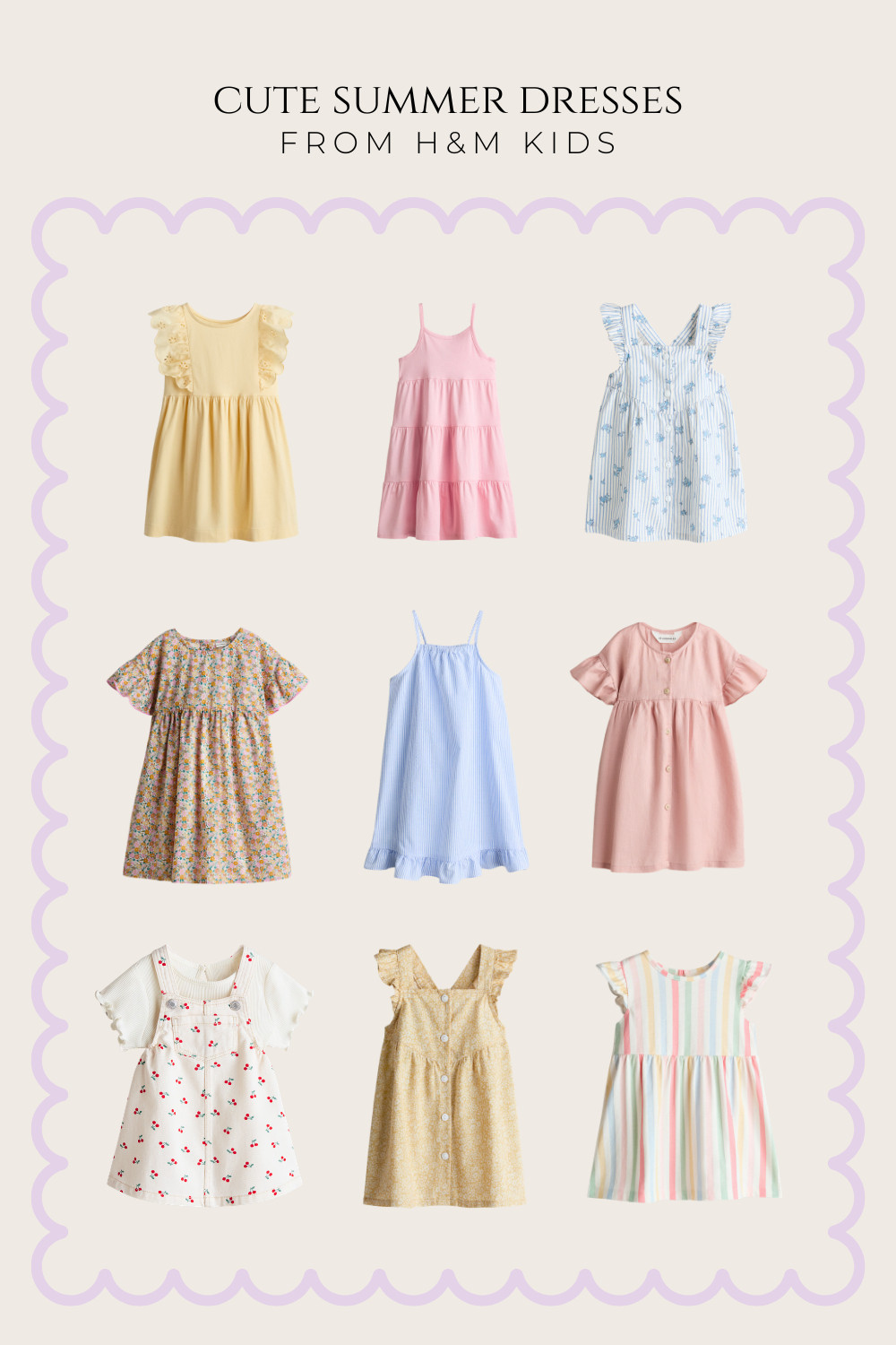 Cute and affordable summer dresses for girls featuring H&M finds perfect for warm weather, everyday wear and easy outfit inspiration for busy moms. 

 #LTKsummer #LTKdresses #LTKkids