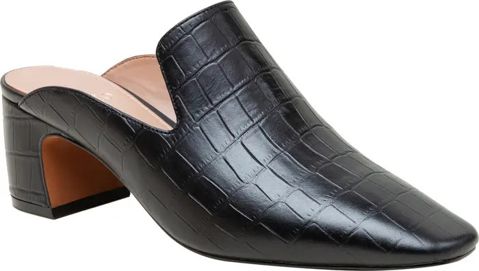 Giselle Croc Embossed Mule (Women) | Nordstrom