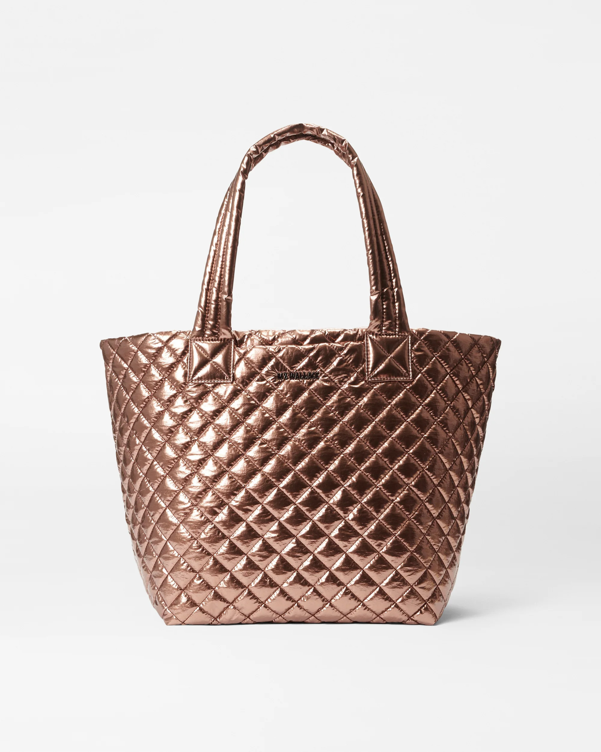 MZ Wallace Copper Metallic Lacquer Medium Metro Tote Bag Deluxe - Luxury Tote Handbags | MZ Walla... | MZ Wallace