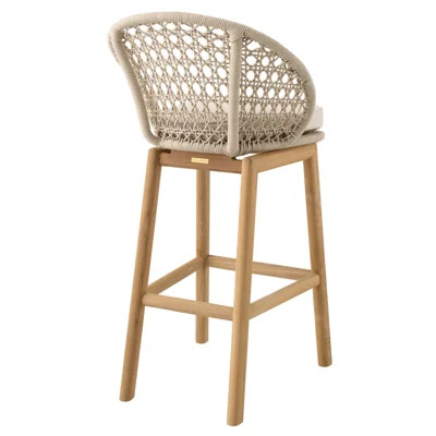 Trinity Outdoor Stool with Cushion | Wayfair North America