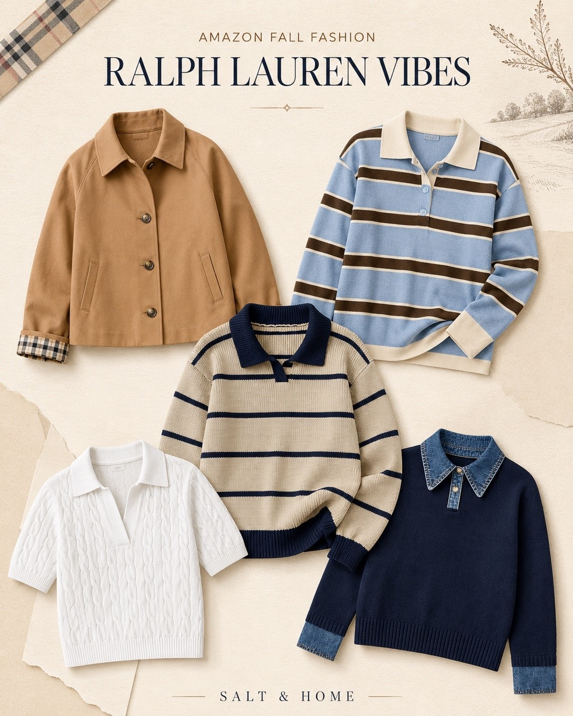 Ralph Lauren fall top dupes!

#LTKSeasonal #LTKOver40 #LTKootd