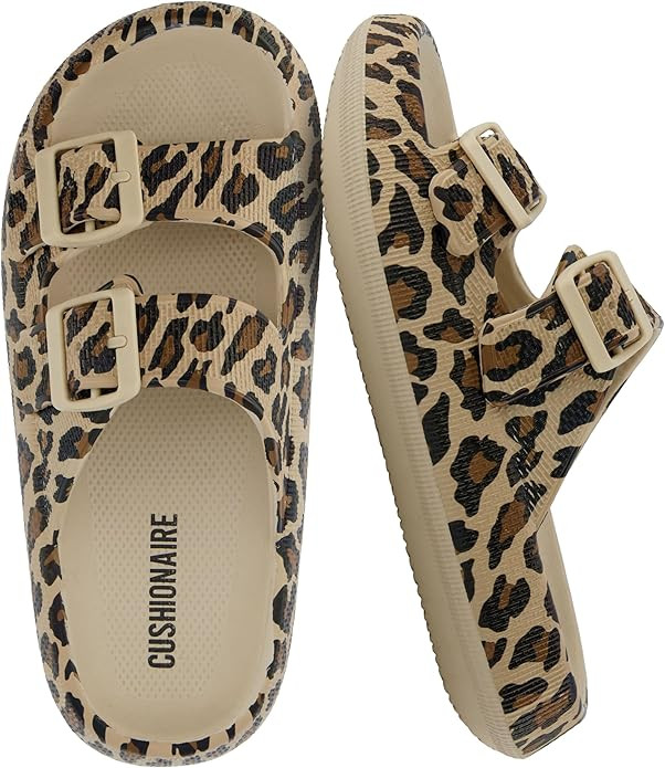 CUSHIONAIRE Fame Pillow Recovery Sandals for Women, Adjustable Double Buckle Waterproof EVA Cloud... | Amazon (US)