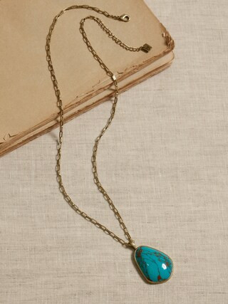 Turquoise Pendant Necklace | Banana Republic Factory