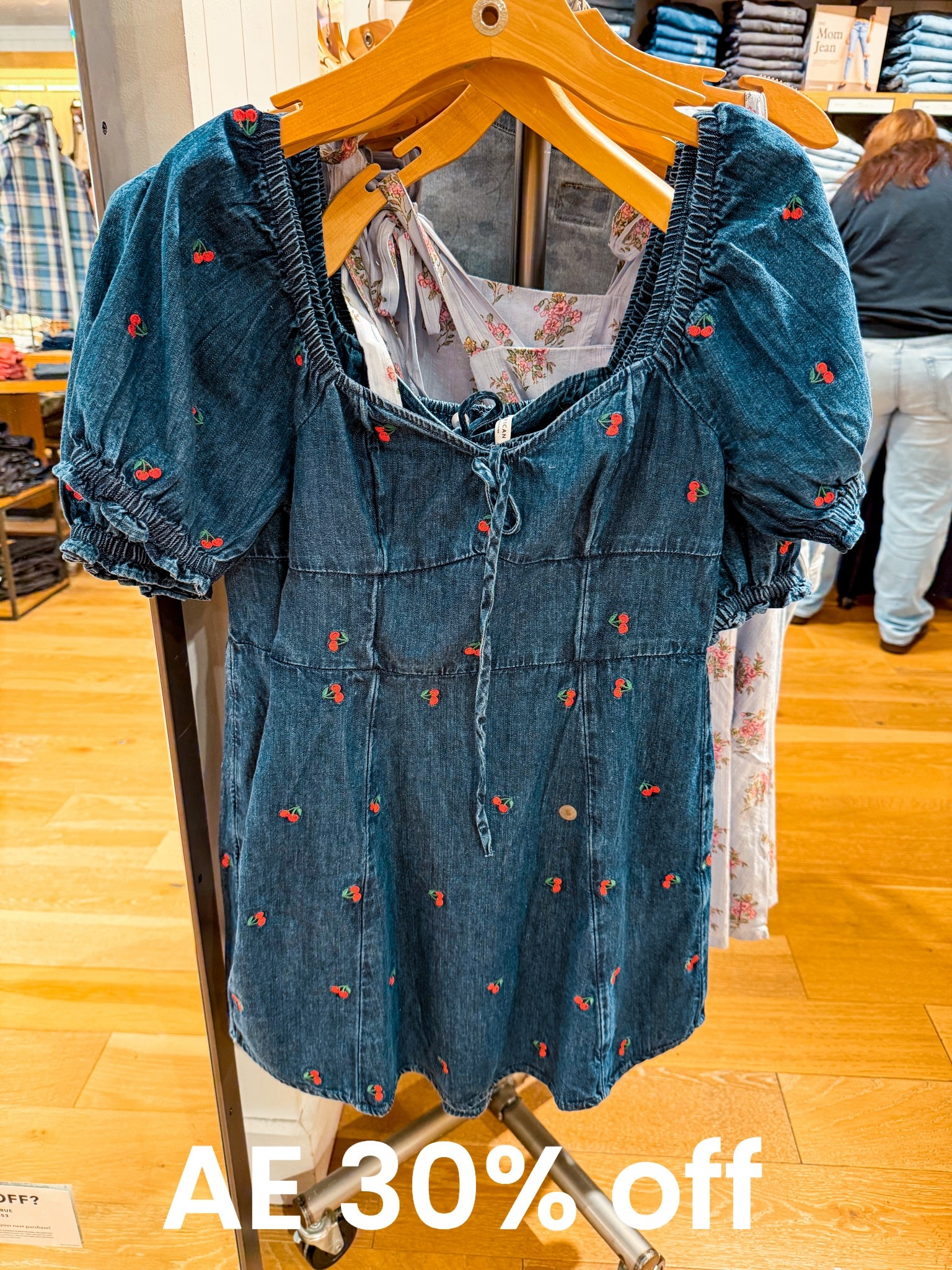 @ae the cutest 🍒 dress 30% off 

#LTKootd #LTKgrwm #LTKmomlife