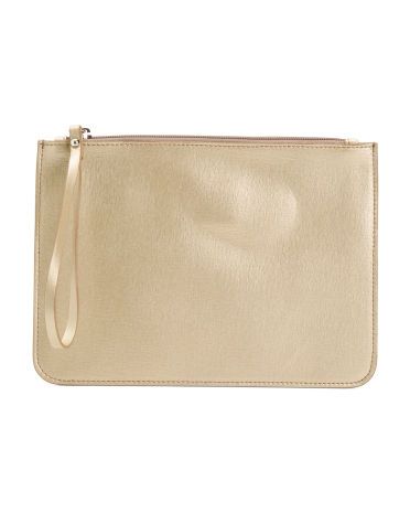 Made In Italy Leather Wristlet | TJ Maxx