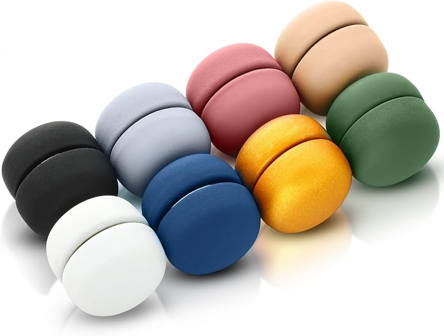 8 Pairs Hijab Magnetic Pins,Small Strongest Commercial Strength Colorful Scarf Pins Buttons for W... | Amazon (US)