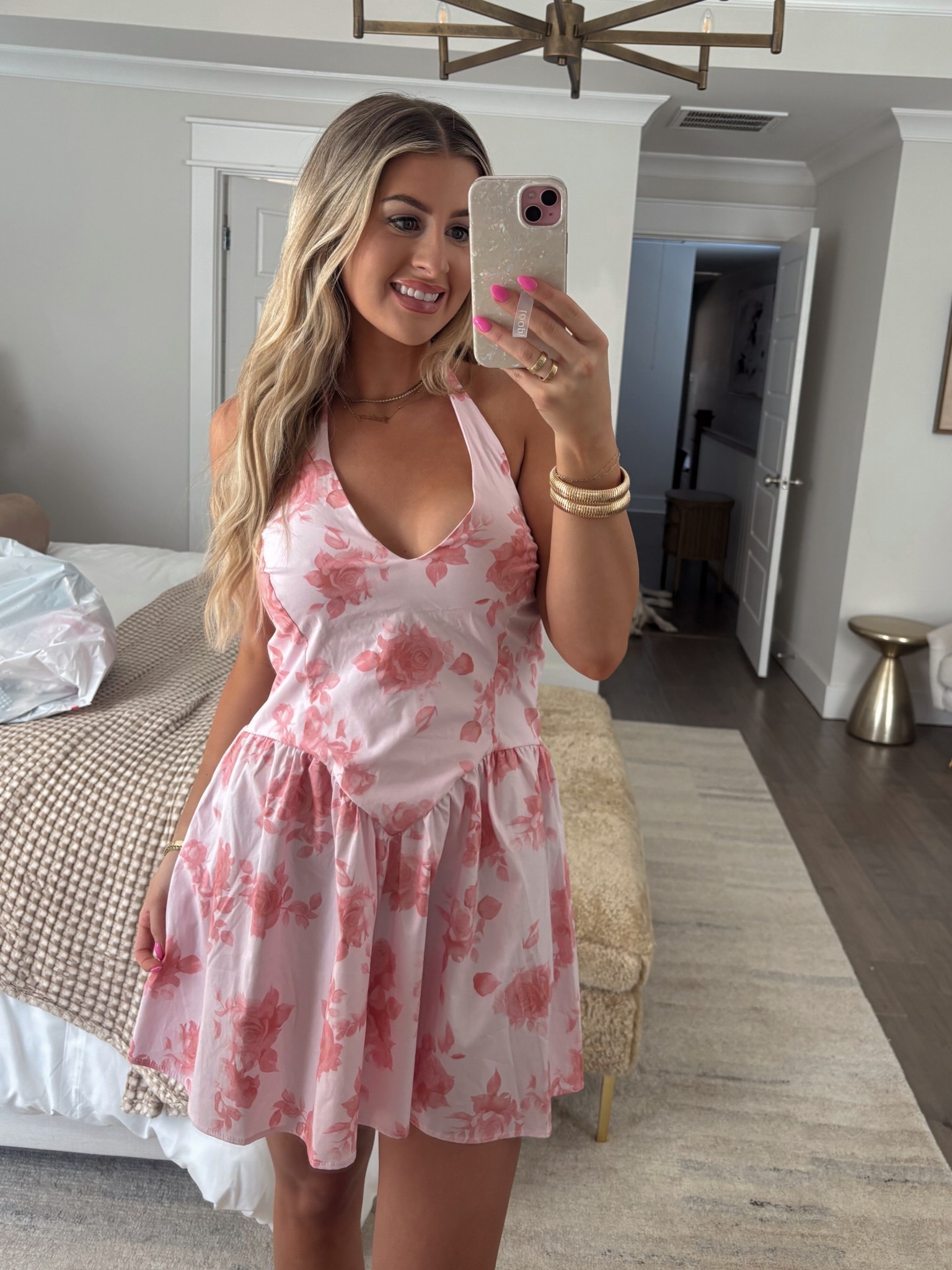 Outfit of the night from Target! 🩷 wearing a medium in this dress! True to size! 

#LTKStyleTip #LTKFindsUnder50 #LTKSaleAlert