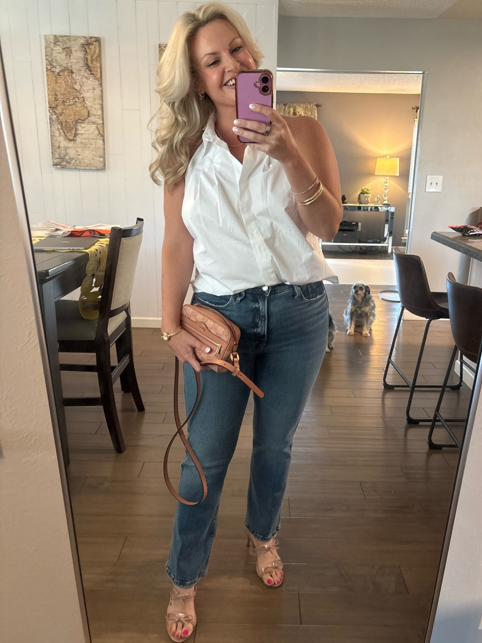 This @Target top is so classic in the front but party in the back! This will be a staple in my wardrobe and it's under $35!

Target Finds. Summer outfit 2026. Good American. New jeans. Classic outfit. Carolyn Bessett Kennedy inspired @Target 

#LTKdayinmylife #LTKootd #LTKgrwm

Comment SHOP below to receive a DM with the link to this post on my LTK ⬇ https://liketk.it/6cp1e

#LTKdayinmylife #LTKgrwm #LTKootd

Comment SHOP below to receive a DM with the link to this post on my LTK ⬇ https://liketk.it/6cp1N