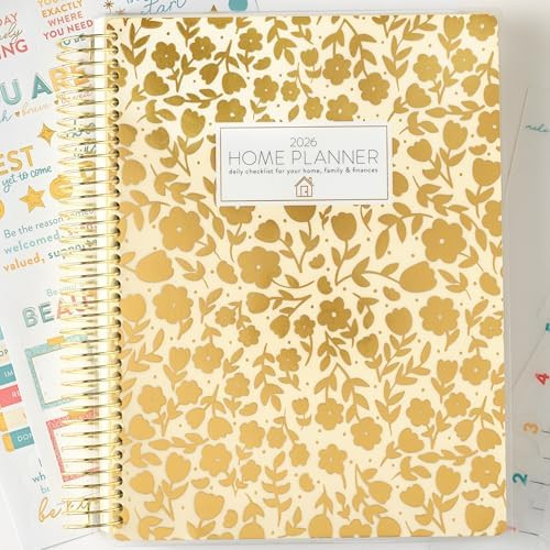 PPP Home Planner 2026 | 12-Month Weekly Calendar (Sunday Start) | Monthly Review & Seasonal Check... | Amazon (US)