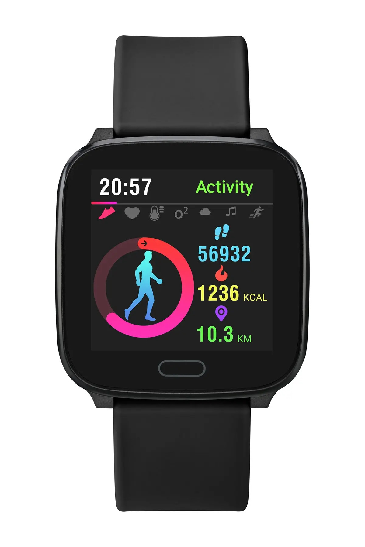 TIMEX Unisex Black iConnect Resin Strap Smartwatch, 37mm at Nordstrom Rack | Nordstrom Rack