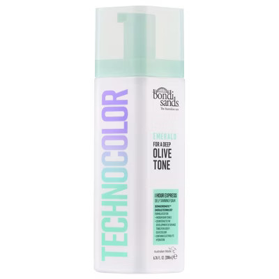 Bondi Sands Technocolor 1 Hour Express Self Tanning Foam Emerald - 6.76 fl oz | Target