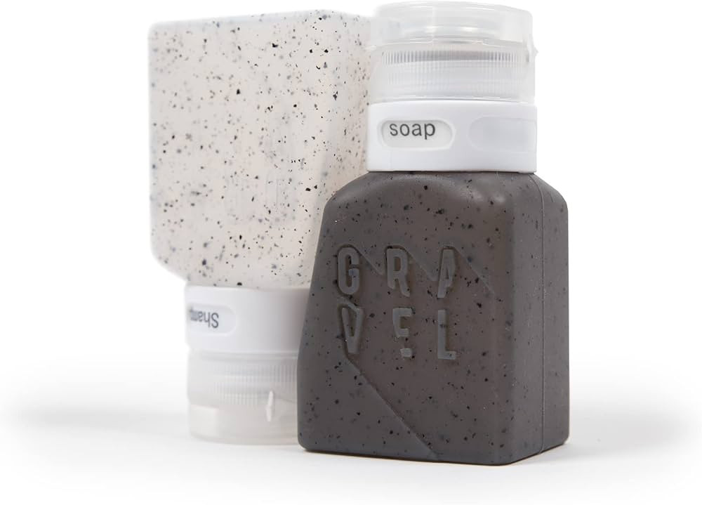 Gravel Travel Bottles TSA Approved 2-Pack 3 Oz Travel Bottles - Leakproof, Squeezable, BPA-Free T... | Amazon (US)