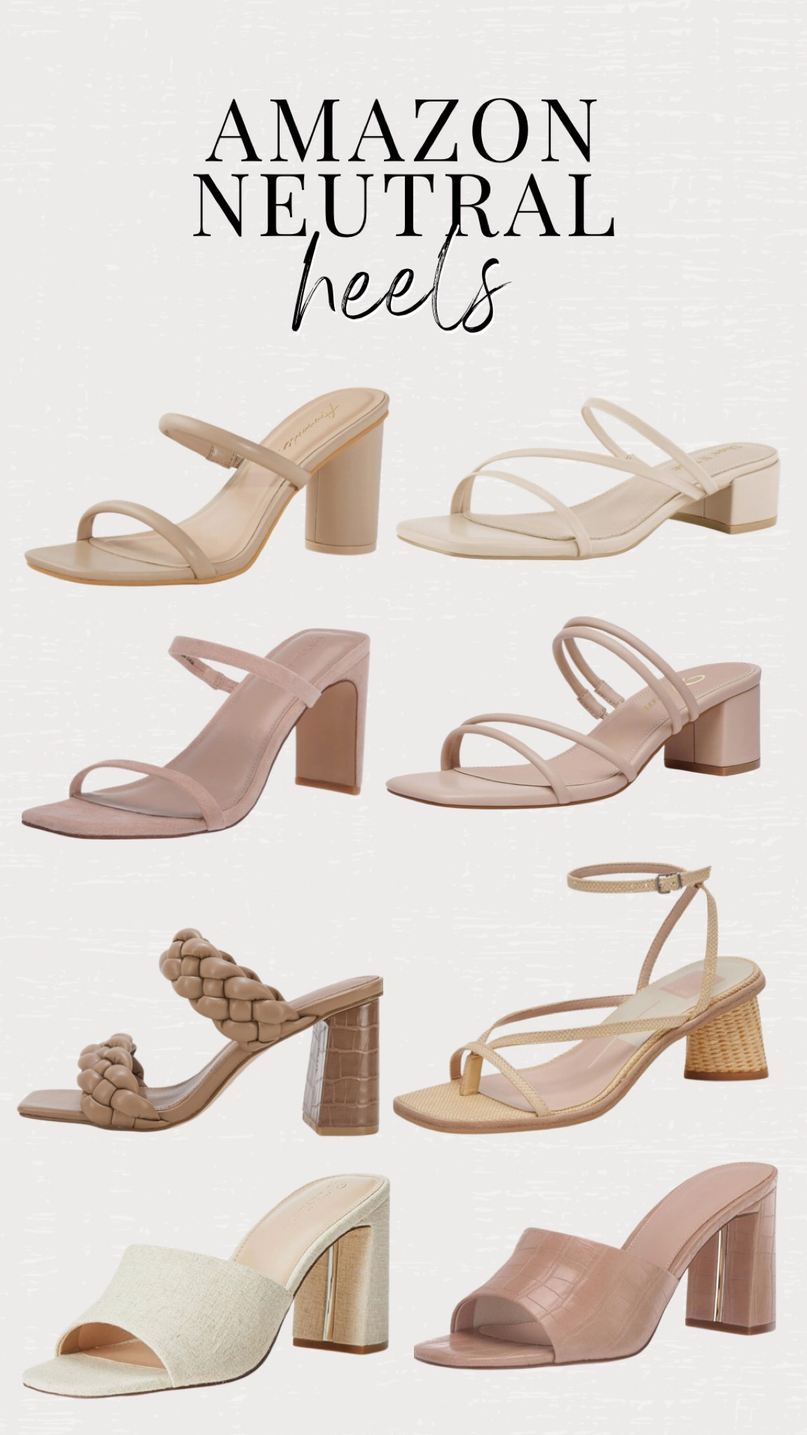 Amazon neutral heels, neutral heels, neutral sandals, wedding guest outfits, shower outfits, wedding shoes, nude heels, spring shoes, easter shoes, easter outfits

#LTKshoecrush #LTKfindsunder50 #LTKSeasonal