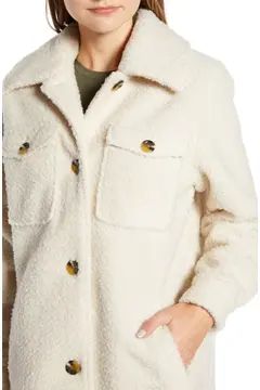 Berber Faux Fur Shirt Jacket | Nordstrom