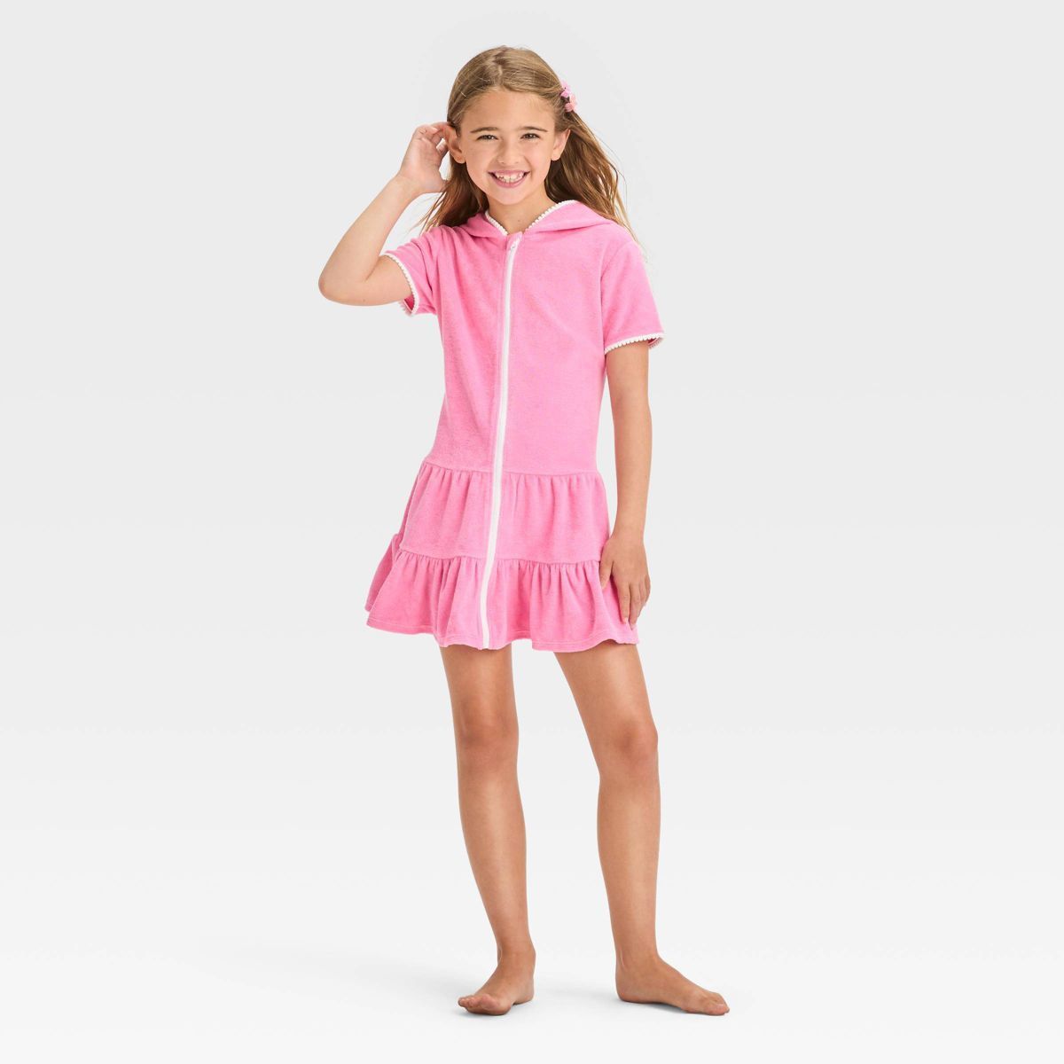 Girls' Solid Terry Cover Up Dress - Cat & Jack™ | Target