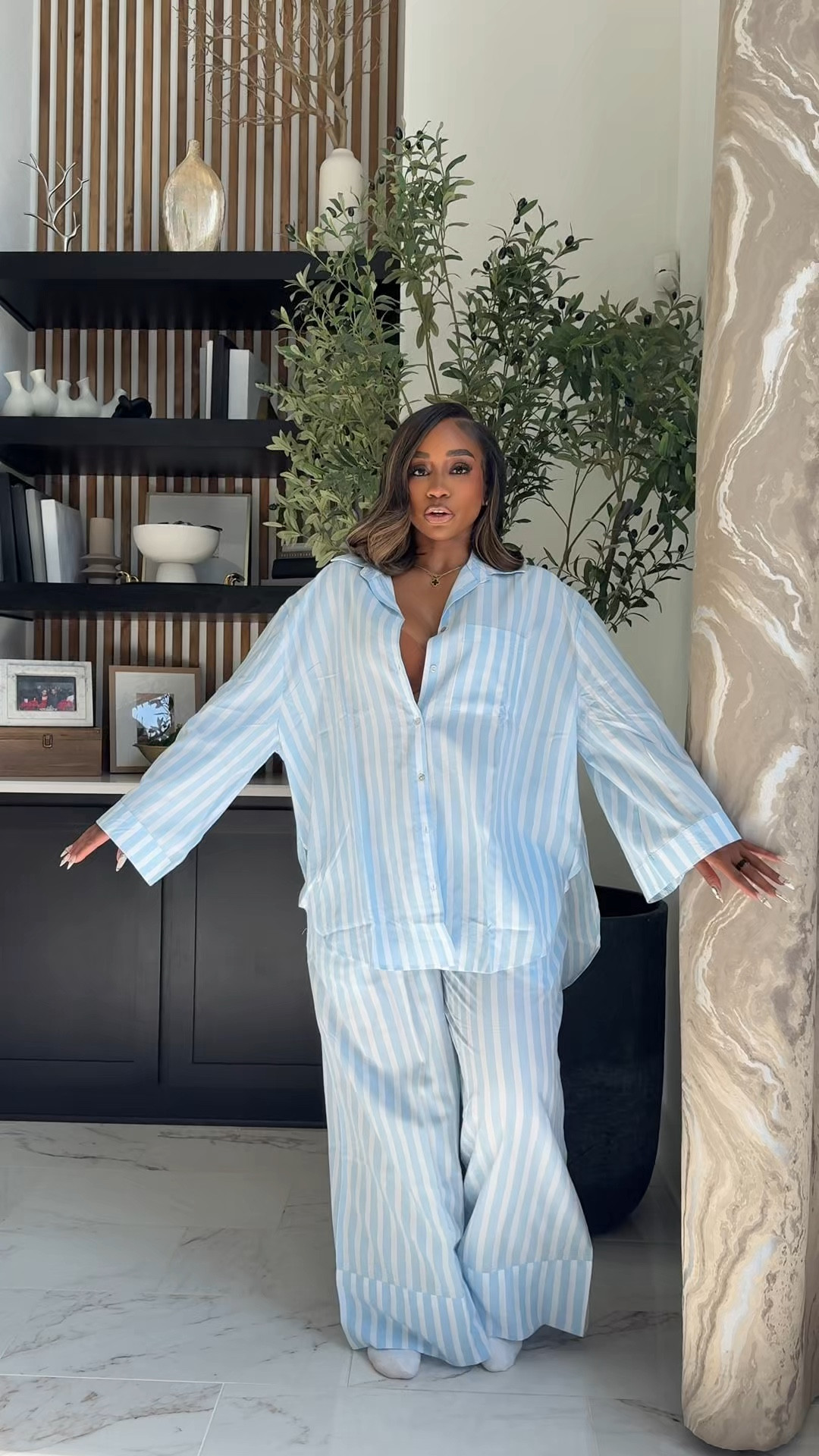 Oversized pajamas that could also double as resort wear!

#LTKTravel #LTKootd #LTKMidsize