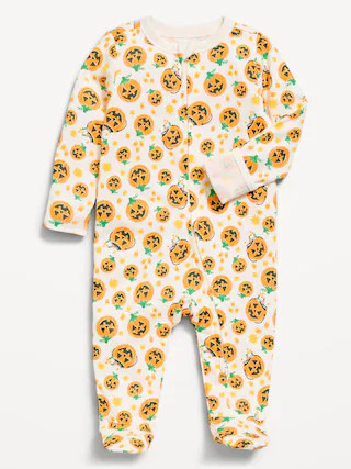 2-Way-Zip Sleep & Play Footed One-Piece for Baby | Old Navy (US)