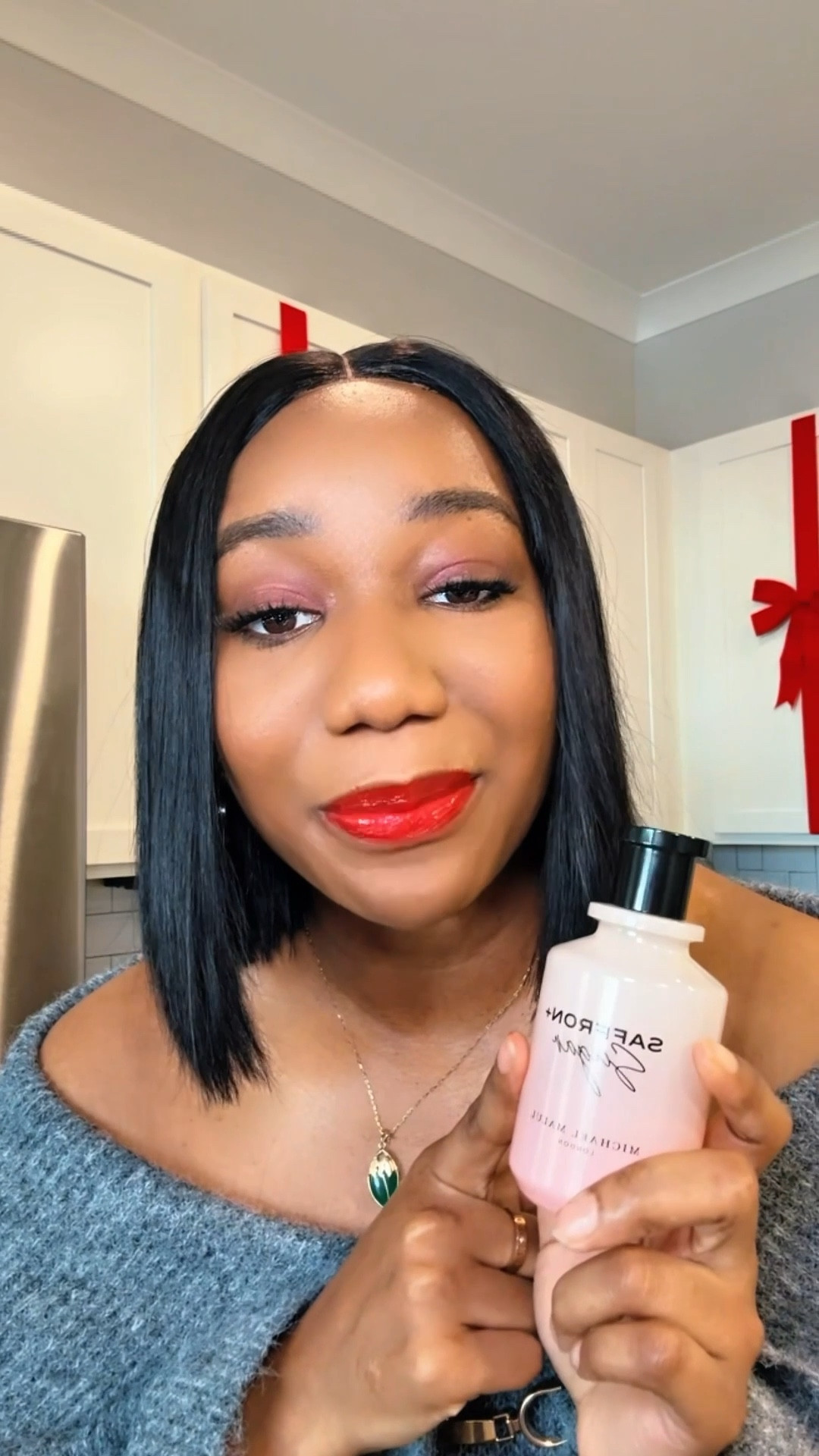 This would make the greatest gift for the fragrance lover who loves a sweet yet spicy scent. Michael Malul London 3.4 fl oz Saffron and Sugar perfume is long lasting with Bright, sparkling top notes of lemon zest, bergamot, pink peppercorn, and pear settle into floral mid notes of jasmine flowers, saffron, raspberry, and red rose. Notes of sandalwood, oakmoss, patchouli, musk, amber, and caramel create a warm base.
I’m obsessed with this perfume, I spray it and hours later the scent still lingers in the air. Definitely the perfect gift 

#LTKgrwm #LTKBeauty #LTKHoliday