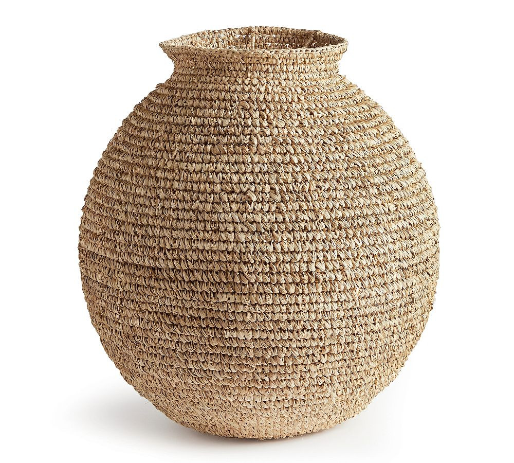 Jules Handwoven Natural Vase | Pottery Barn (US)