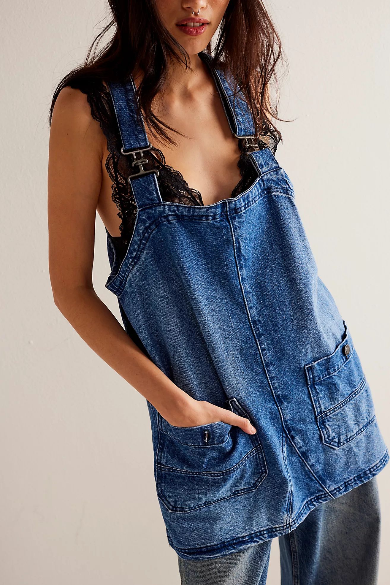 We The Free Overall Smock Mini Top | Free People (Global - UK&FR Excluded)