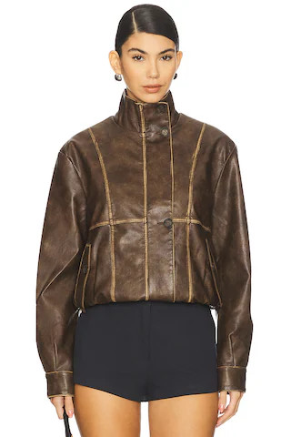 Bella Faux Leather Bomber
                    
                    ALL THE WAYS | Revolve Clothing (Global)