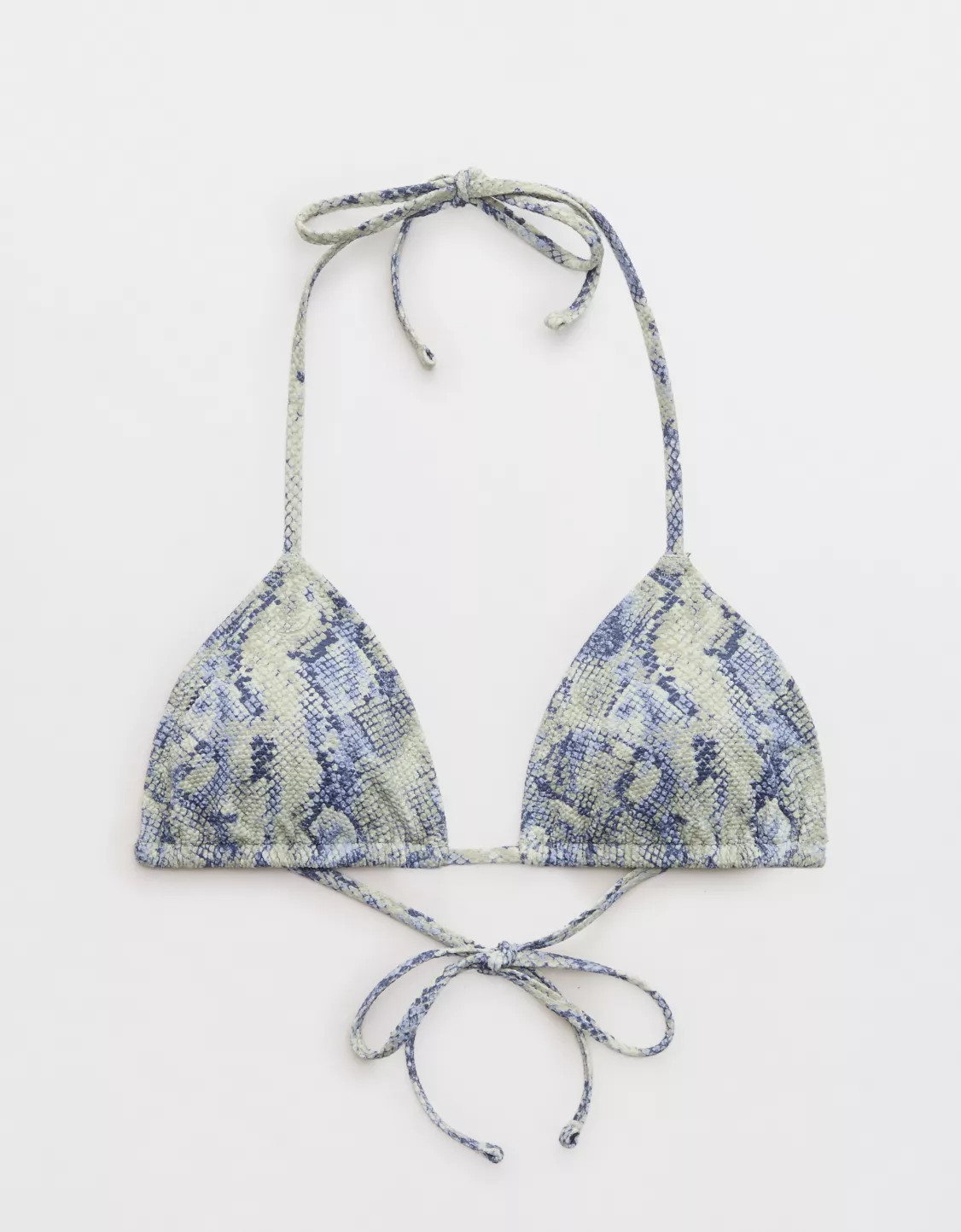 Aerie Pique String Triangle Bikini Top | Aerie