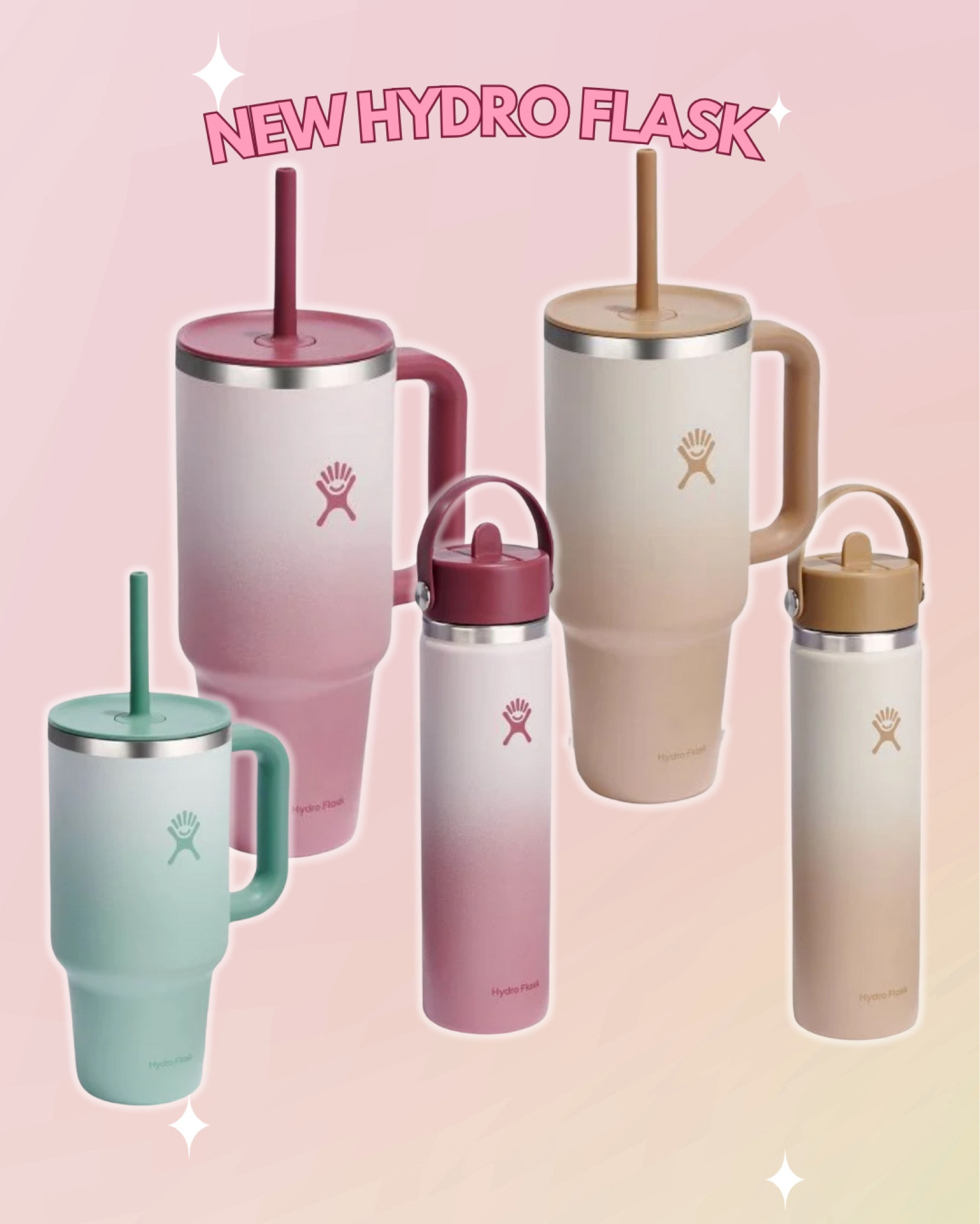 NEW Hydro Flask ombré collection 🤍

#LTKFindsUnder50 #LTKActive #LTKFitness