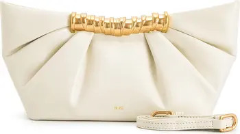 Leia Pleated Faux Leather Clutch | Nordstrom