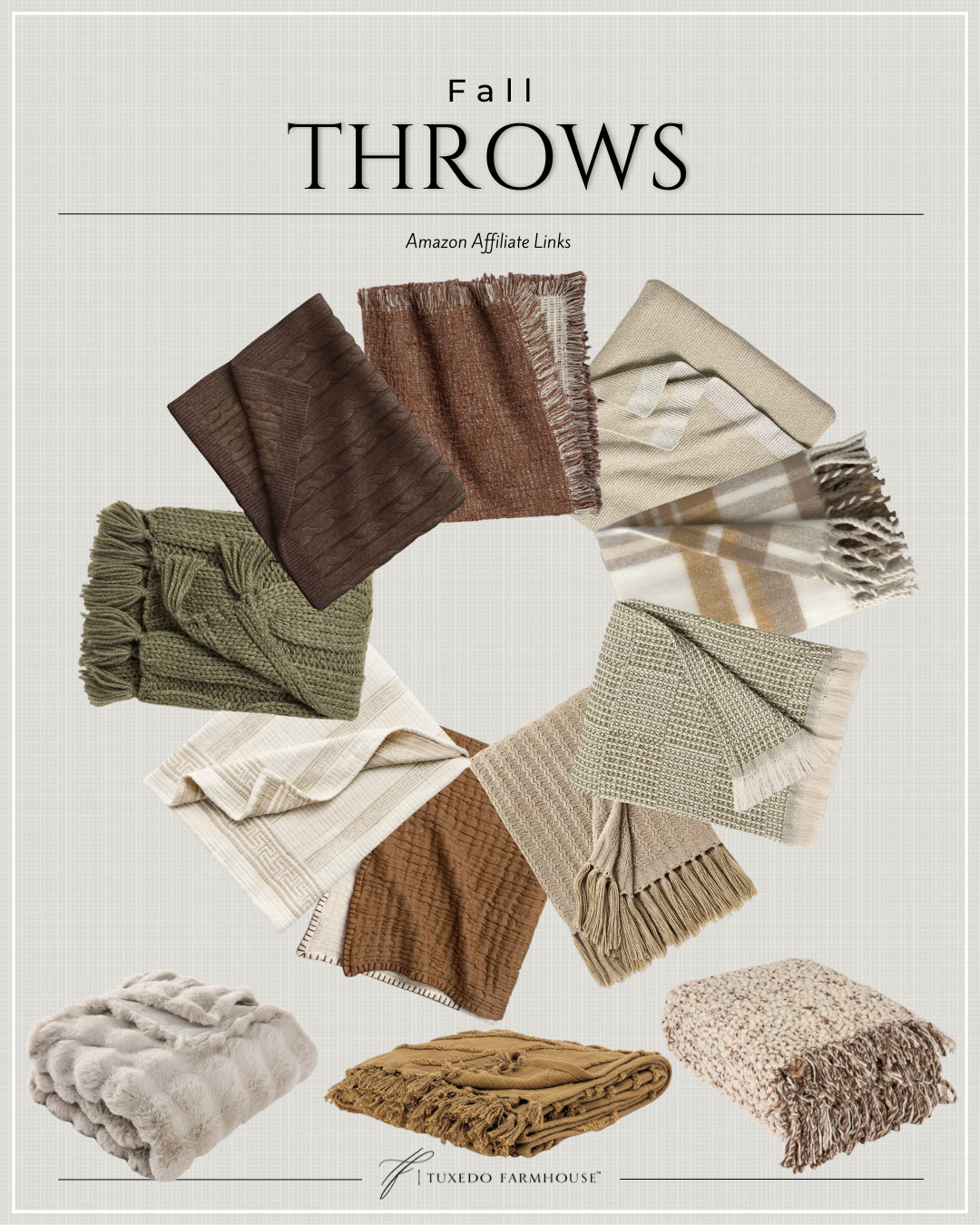 Cozy season is calling! These Amazon fall throws are such an easy way to warm up your home with beautiful texture and those rich, earthy colors I love this time of year. Perfect tossed over a sofa, chair or at the end of the bed. So many pretty options! 🍂 

 #LTKHome #LTKSeasonal #LTKStyleTip #AmazonHome #FallDecor #CozyHome #FallFinds #AmazonFinds #LTKSeasonal #LTKHome #LTKSaleAlert