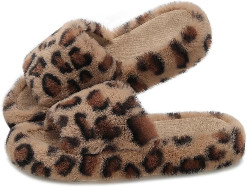 ATHMILE Womens Slippers with Arch Support Memory Foam Fuzzy House Slippers for Women Lightweight ... | Amazon (US)