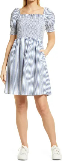 Draper James Smocked Stripe Dress | Nordstrom | Nordstrom