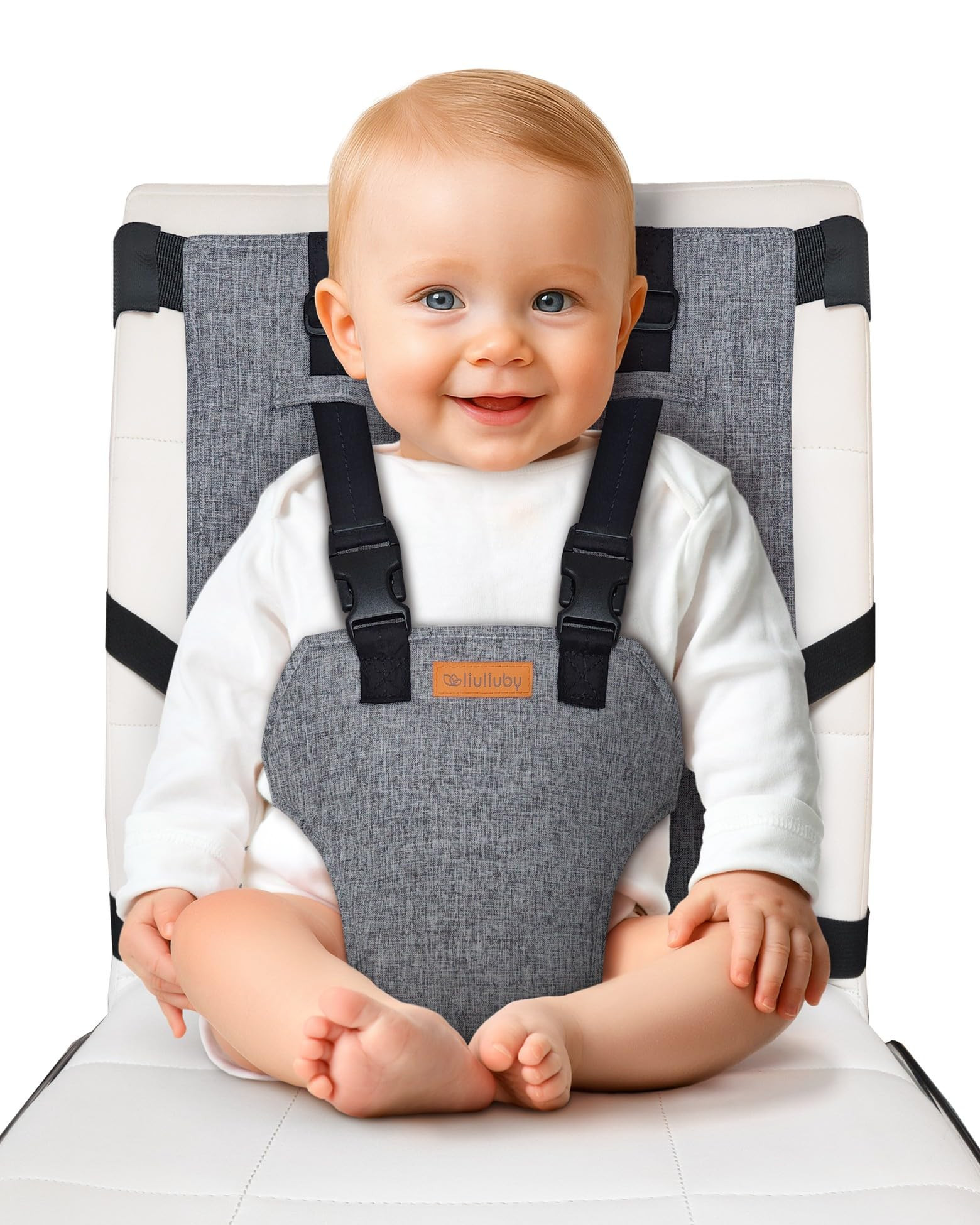liuliuby Compact Travel High Chair | Portable High Chair for Baby | Baby Travel Essential Harness... | Amazon (US)