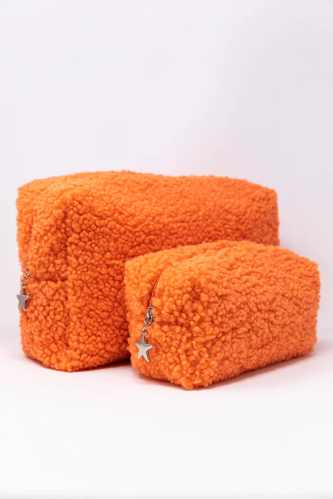 Orange Teddy Pouch Set FINAL SALE | Pink Lily