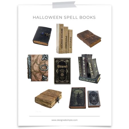 Halloween spell books, witch spell books, Halloween decor 

#LTKHalloween