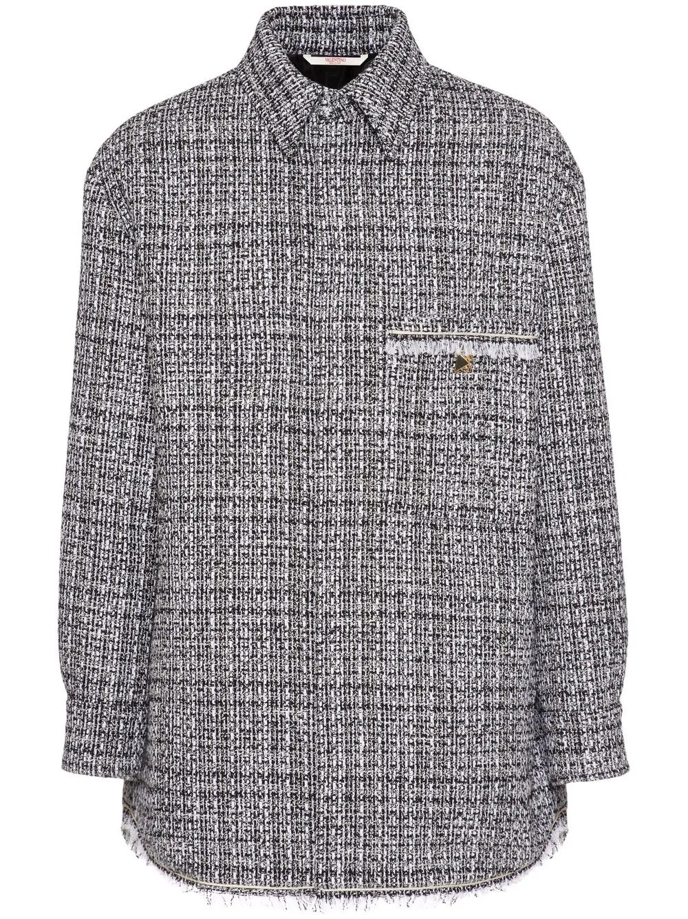 Valentino Rockstud Tweet Shirt - Farfetch | Farfetch Global