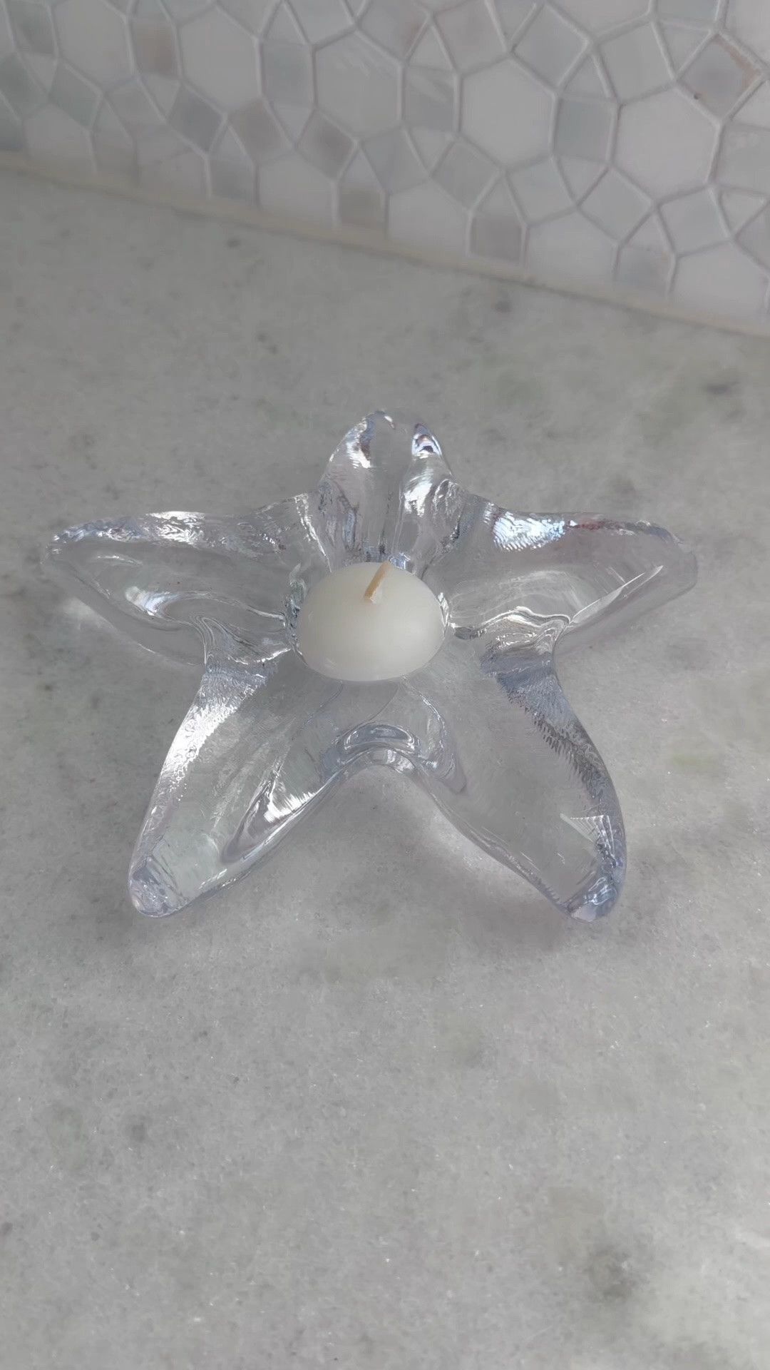 Gorgeous hand blown glass with the perfect votive- not in plastic!

#LTKHome