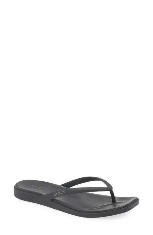 CROCS Miami Flip Flop in Black at Nordstrom, Size 7 | Nordstrom