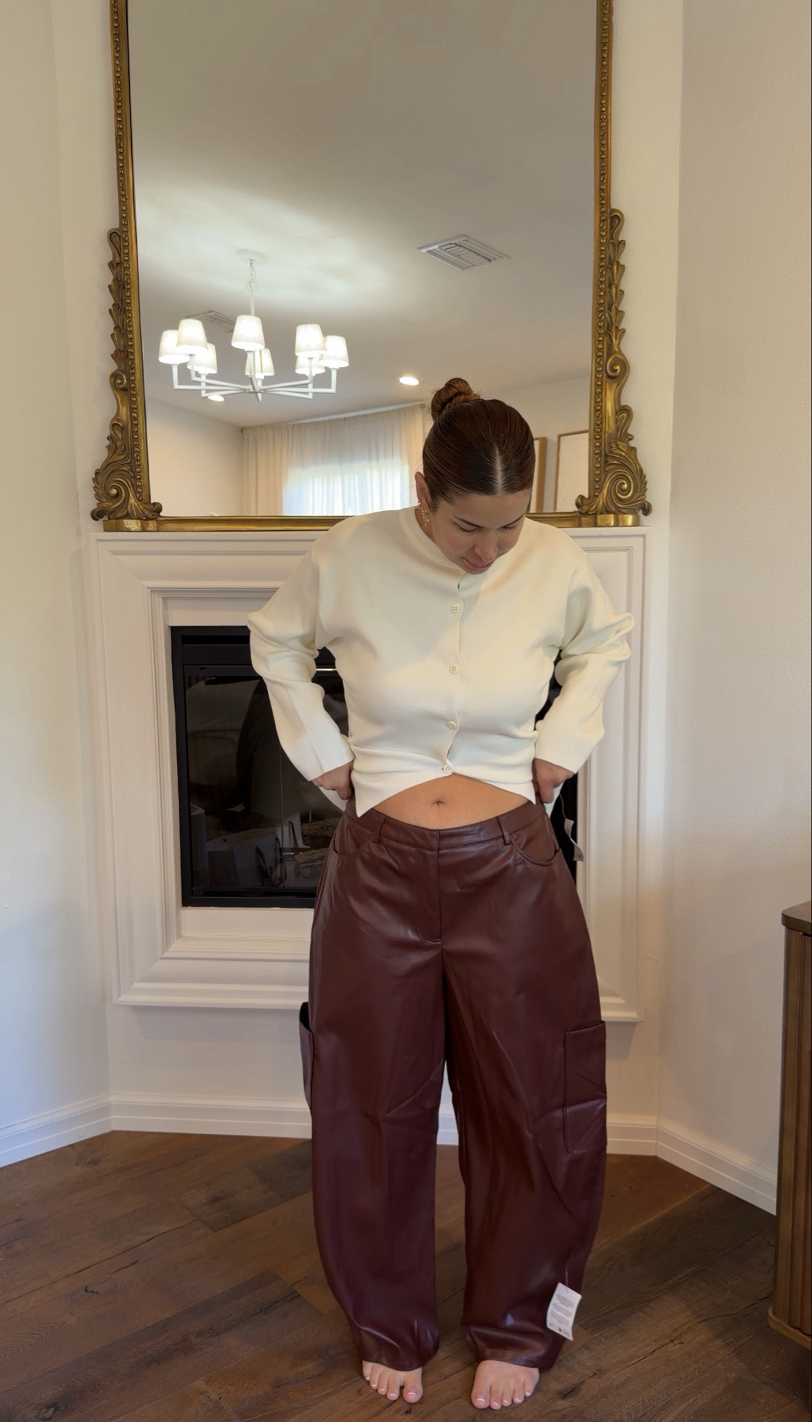 Size L top size 12 pants 