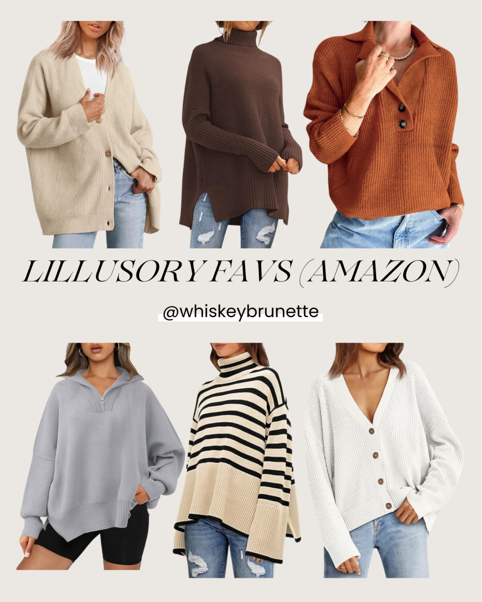 Lillusory Cardigan and Sweater finds!! These Amazon sweaters are too cute.

Lillisory | Lillusory Cardigan | Amazon Sweater | Amazon Striped sweater

#LTKmidsize #LTKstyletip #LTKsalealert