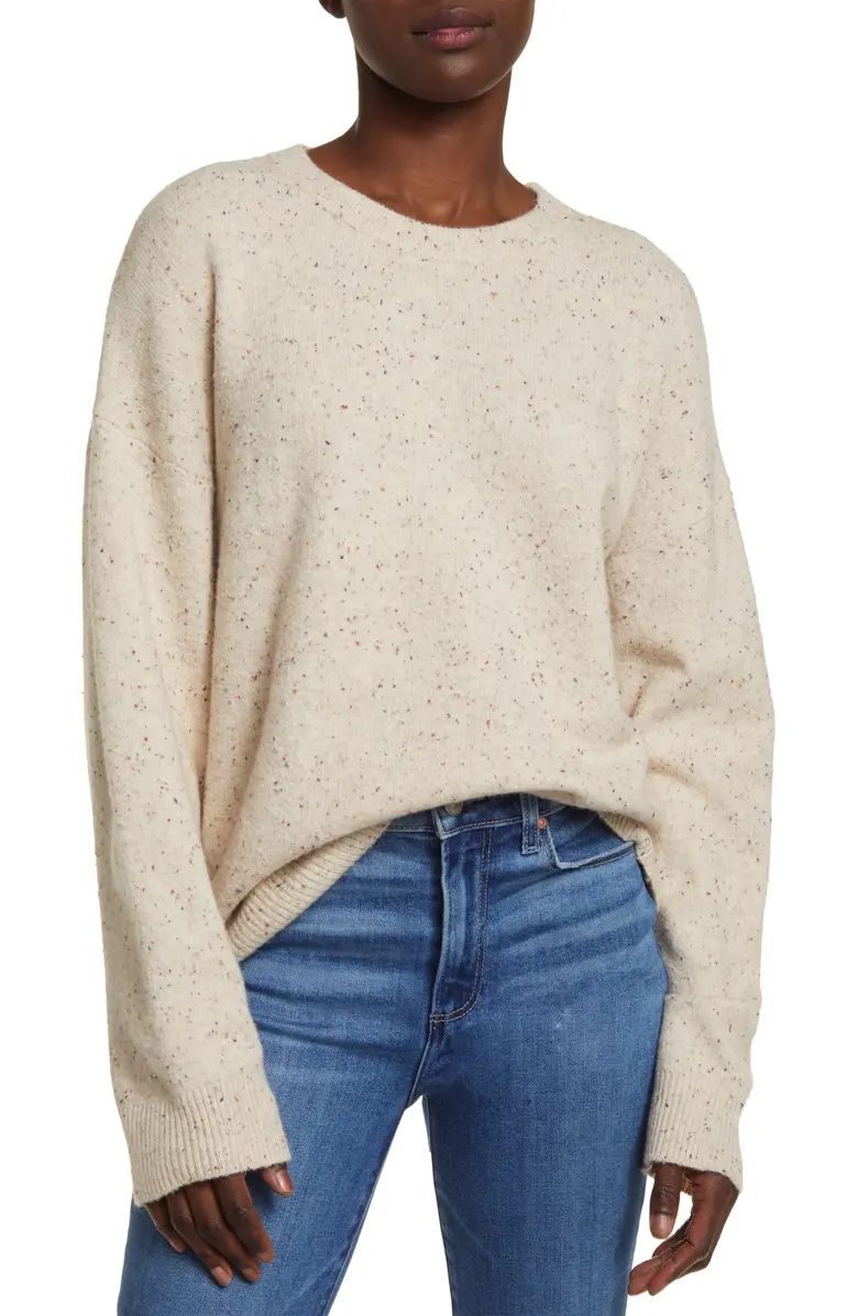 Speckled Relaxed Fit SweaterTREASURE & BOND | Nordstrom