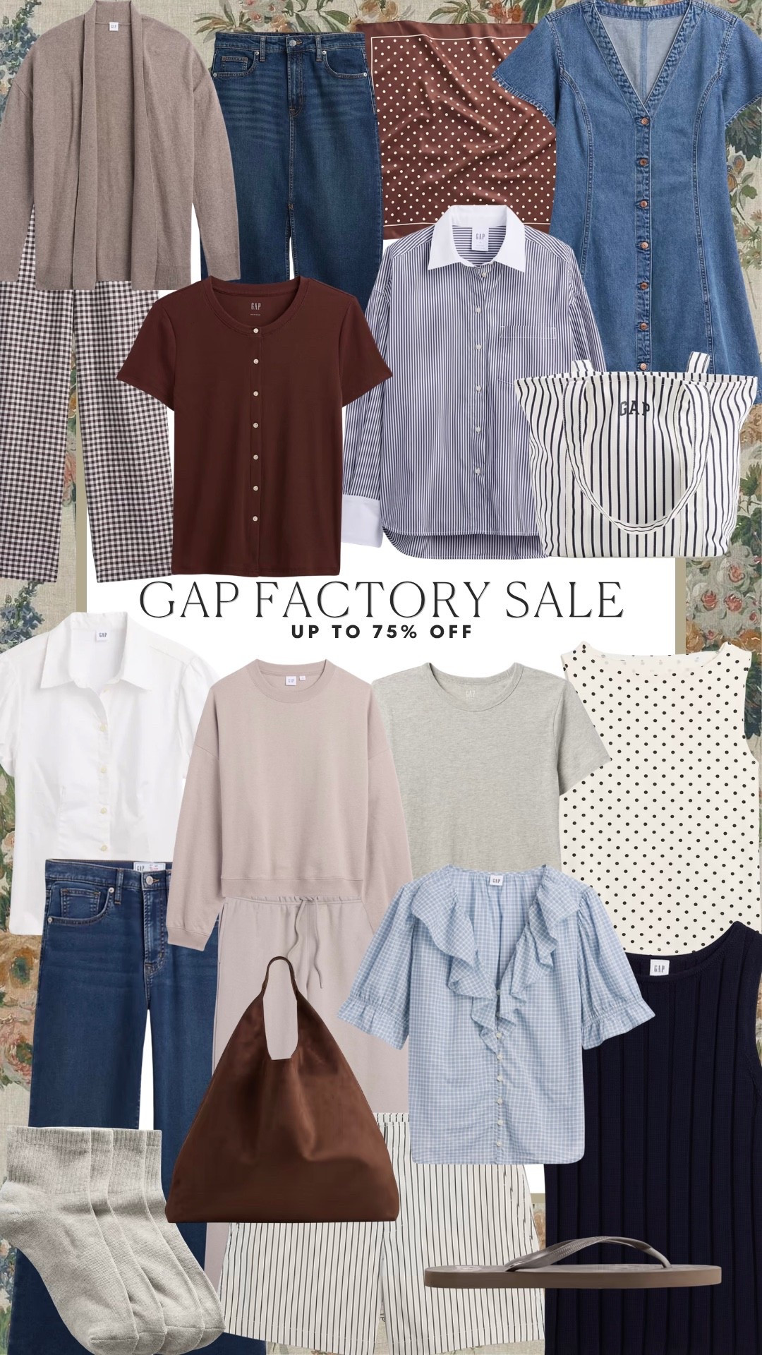 A huge Gap factory sale right now!! Up to 75% off so many great pieces 🤍🔗

#LTKSaleAlert