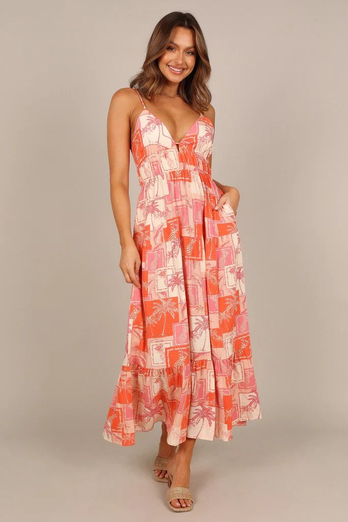 Luka Maxi Dress - Orange | Petal & Pup (AU)