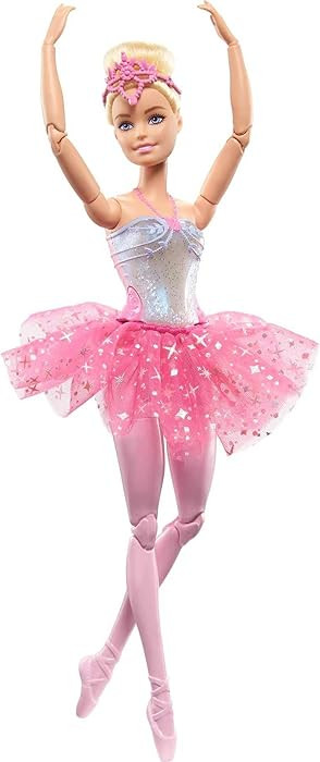 Barbie Dreamtopia Twinkle Lights Ballerina Doll with Blonde Hair & Light-Up Feature Wearing Royal... | Amazon (US)