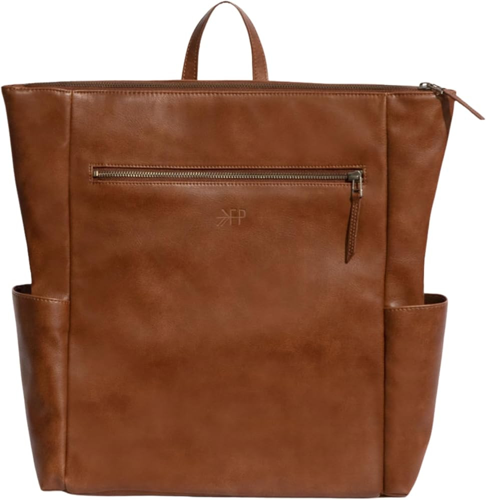 Freshly Picked Minimal Diaper Bag Backpack, Amber | Amazon (US)