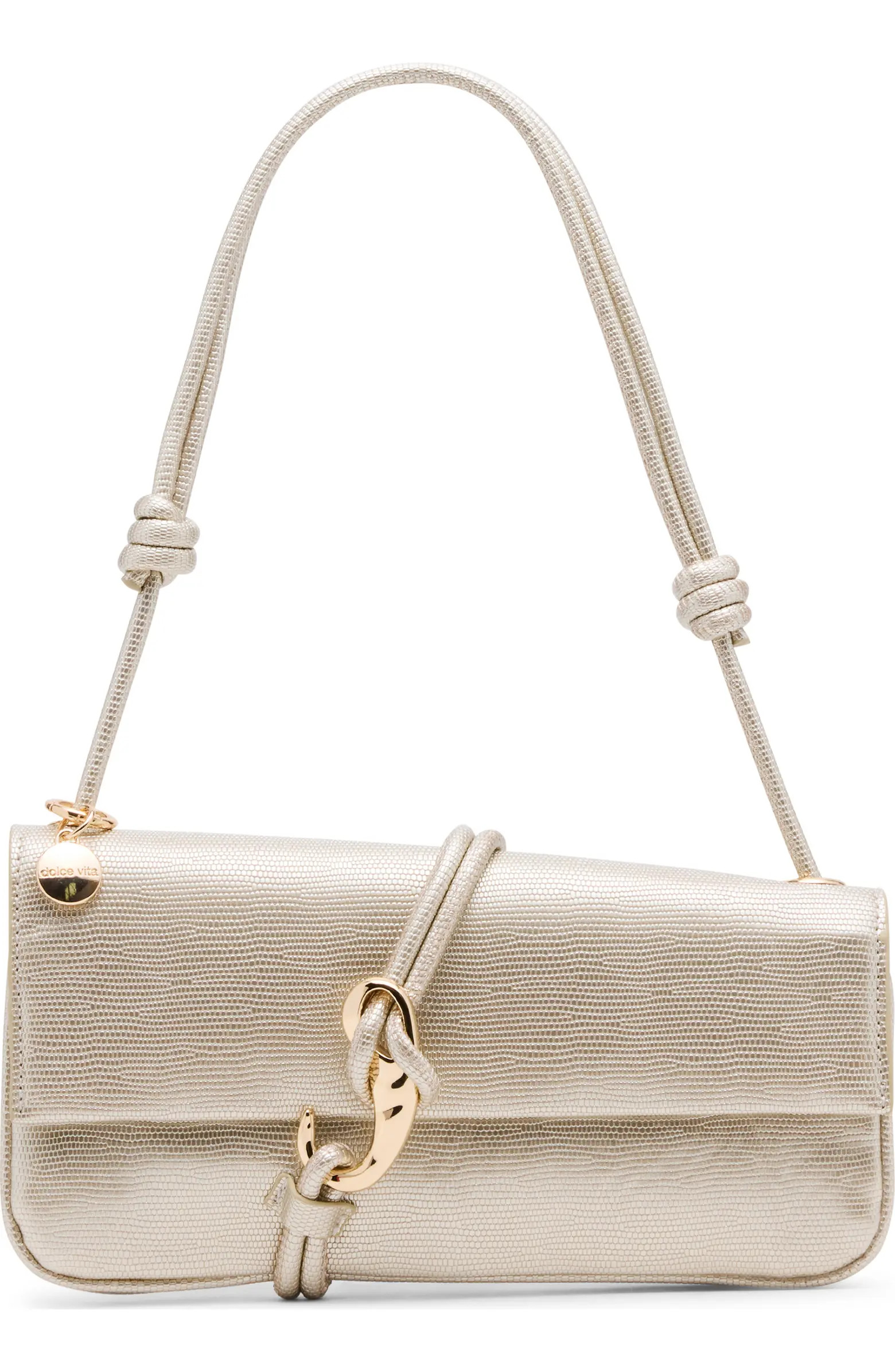 Alice Lizard Embossed Faux Leather Shoulder Bag | Nordstrom