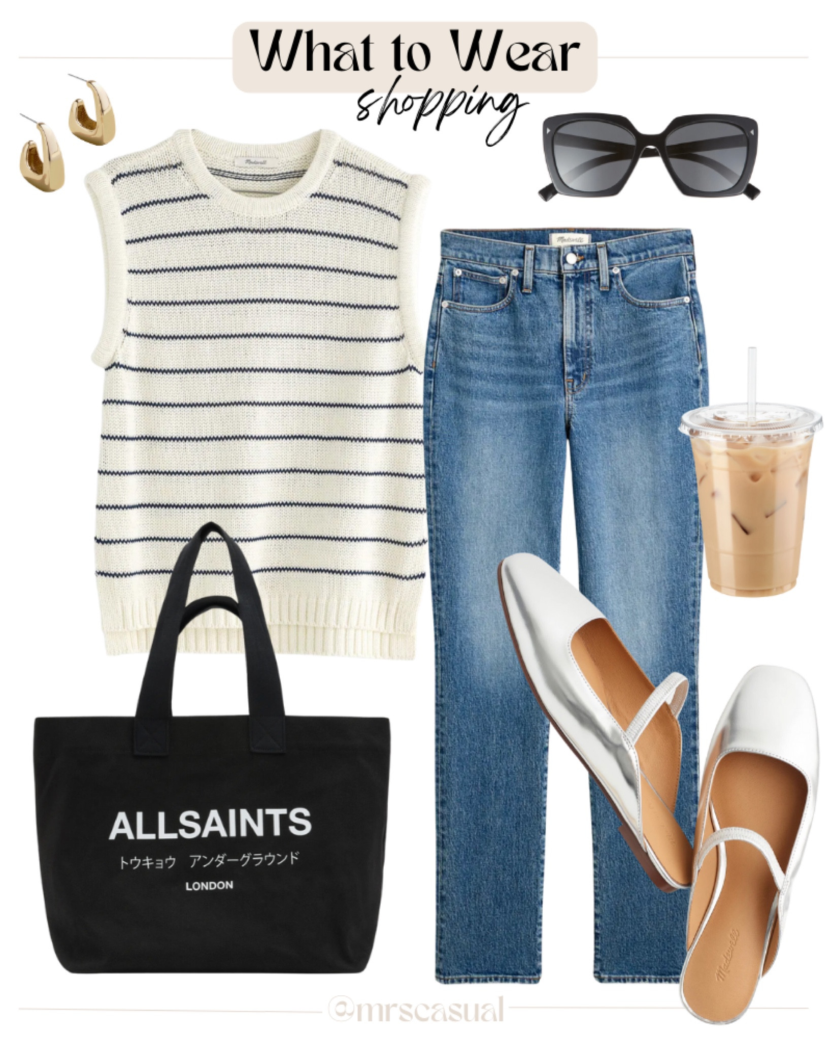 Casual shopping errands outfit idea new Madewell arrivals 

#LTKStyleTip #LTKFindsUnder100 #LTKSeasonal