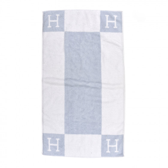 HERMES

Cotton Avalon Bath Towel Bleu Glacier | Fashionphile
