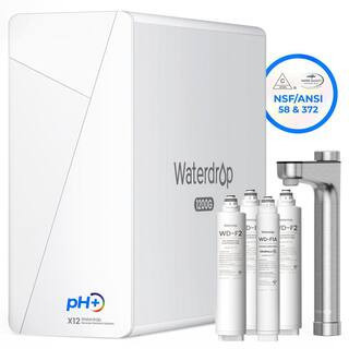 X12 Alkaline pH+RO System, NSF/ANSI 58 and 372 Certified, 11-Stage, Includes 3 WD-F2 and 1 WD-F1A Filters, 2-Year Supply | The Home Depot