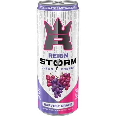 Reign Storm Harvest Grape Energy Drink - 12 fl oz Cans | Target