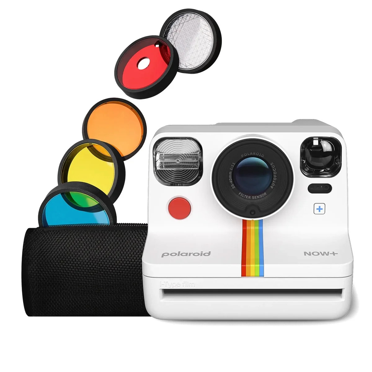 Polaroid Now+ Instant Camera with Bluetooth and Lens Filter Kit - Generation 2 (White) | Walmart (US)